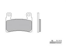 Plaquettes de frein Brembo 07HD20SA Métal fritté