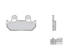 Plaquettes de frein Brembo 07HO21SA Métal fritté