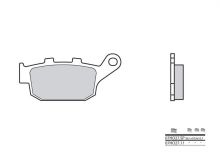 Plaquettes de frein Brembo 07HO27SP Métal Fritté