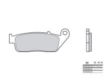 Plaquettes de frein Brembo 07HO30LA Métal fritté route