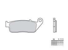 Plaquettes de frein Brembo 07HO30SA Métal fritté