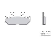 Plaquettes de frein Brembo 07HO35SA Métal Fritté