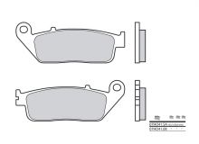 Plaquettes de frein Brembo 07HO41LA Métal fritté premium