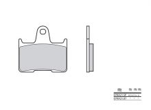 Plaquettes de frein Brembo 07KA21SP Métal Fritté