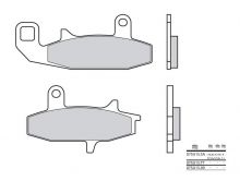 Plaquettes de frein Brembo 07SU1509 Organique