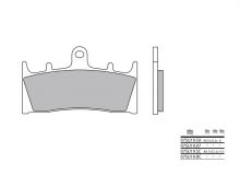 Plaquettes de frein Brembo 07SU19SR Métal Fritté