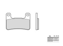 Plaquettes de frein Brembo 07SU27LA Métal fritté route