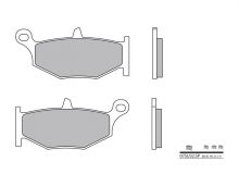 Plaquettes de frein Brembo 07SU32SP Métal Fritté