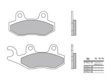 Plaquettes de frein Brembo 07YA21SA Métal fritté