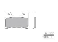 Plaquettes de frein Brembo 07YA2409 Organique