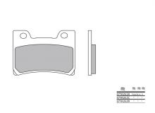 Plaquettes de frein Brembo 07YA26SA Métal Fritté