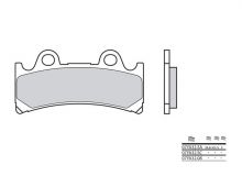 Plaquettes de frein Brembo 07YA3208 Organique