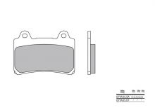Plaquettes de frein Brembo 07YA3507 Organique