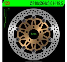 Disque de frein avant NG Brakes rond flottant type 120