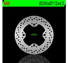 DISQUE DE FREIN FIXE ARRIERE GAUCHE POUR RR250, 400, 450, 525