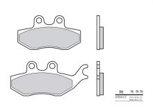 Plaquettes de frein BREMBO Scooter carbone céramique - 07054CC