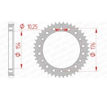 Couronne AFAM 44 dents acier standard 10801 - 530