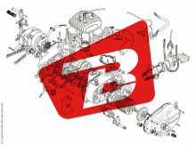 Pièce SAV BREMBO Vis de purge maître-cylindre avant gauche/droit - 105338763