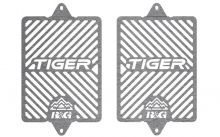 Protections de radiateur avec logo inox R&G Tiger 850 Sport