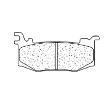 Plaquettes de frein CL Brakes 1282C60 métal fritté