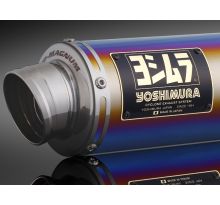 Silencieux non homologué Yoshimura GP-Magnum titane bleu Monkey 125 (18-20)