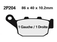 Plaquettes de frein Nissin 2P204GS semi-métallique