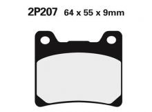Plaquettes de frein Nissin 2P207NS Semi-Métallique