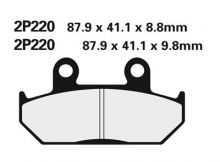 Plaquettes de frein Nissin 2P220NS Semi-Métallique