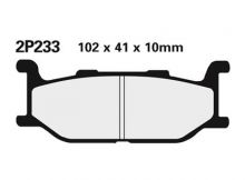 Plaquettes de frein Nissin 2P233NS Semi-Métallique