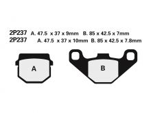 Plaquettes de frein Nissin 2P237GS semi-métallique