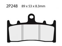 Plaquettes de frein Nissin 2P248ST Sinter