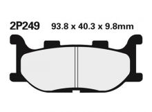 Plaquettes de frein Nissin 2P249NS Semi-Métallique