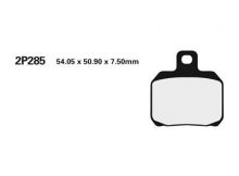 Plaquettes de frein Nissin 2P285ST Sinter