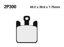 Plaquettes de frein Nissin 2P300ST Sinter