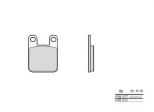 Plaquettes de frein Brembo 07BB1205 Organique