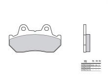 Plaquettes de frein Brembo 07HO1010 Organique