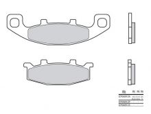 Plaquettes de frein Brembo 07KA09SP Métal Fritté