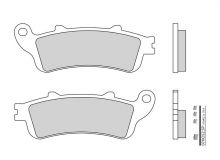 Plaquettes de frein Brembo 07HO52SP Métal Fritté