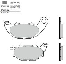 Plaquettes de frein Brembo 07YA52SA Métal Fritté