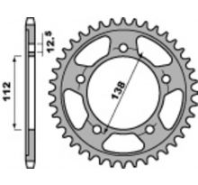 Couronne PBR 42 dents acier 4357 - 525