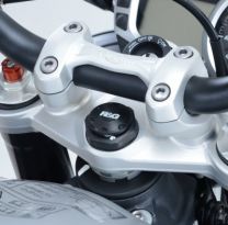 Insert écrou de direction noir R&G Street Triple 675 RX, Ninja H2 / H2R