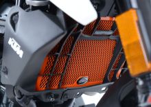 Protection de radiateur orange R&G 125 / 200 Duke (11-23)