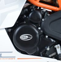 Couvre carter gauche R&G 125 Duke (16), RC125 / 200 (14-16)