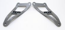Patte de fixation 2 silencieux argent R&G VTR1000 SP1 / SP2 (00-06)