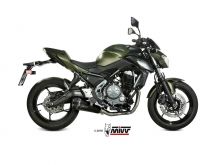Ligne complète Mivv Delta Race inox noir Ninja 650 / Z650
