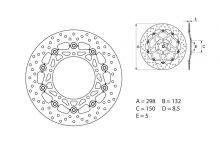 Disque de frein AV rond flottant Brembo Serie ORO 78B40831