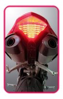 Feu AR blanc à led avec clignotants Ermax YZF-R1 (04-06)