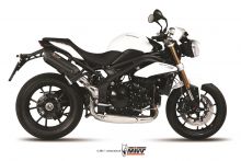 Silencieux homologué Mivv Suono inox noir haut Speed Triple 1050 / R (11-15)