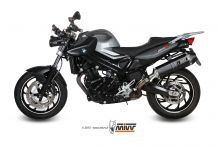 Silencieux homologué MIVV Speed Edge inox noir F800GT / R (09-20)