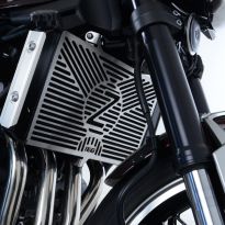 Protection de radiateur inox gravée R&G Z900RS / Café (18-20)